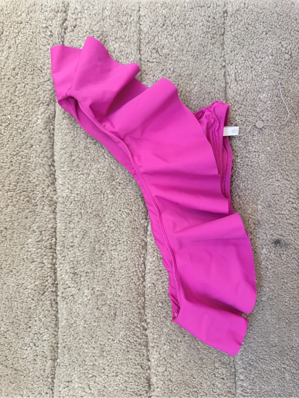 Brand New Cleobella One-Shoulder Bikini Set in Hot Pink - Picture 3 of 4